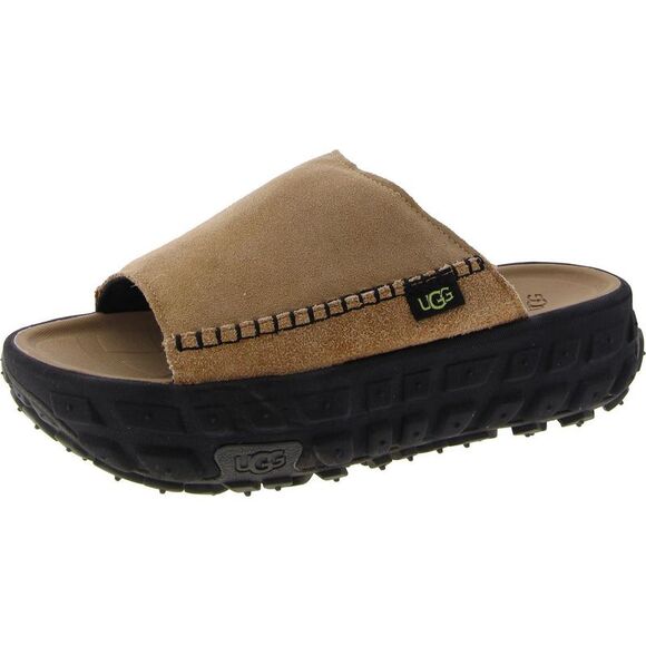 Ugg Other - Ugg Mens Venture Daze Tan Suede Slip-On Casual Slide Sandals Shoes NWOB